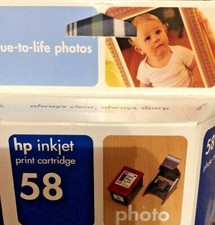 GENUINE HP 58 Photo Ink Cartridge C6658AN Sealed 5550 7150 7350 7550