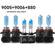 For GMC Yukon Denali 01-06 Halogen Headlight High Low Beam  Fog Light Bulbs Kit
