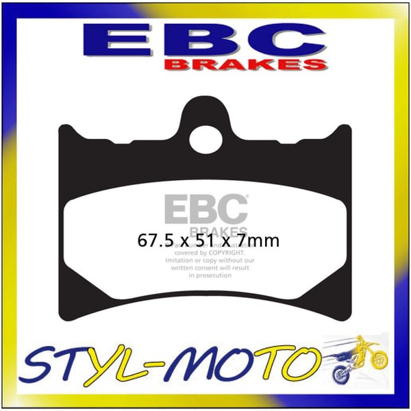 FA126 BeläGe Organisch Aramid Vorne Links EBC Benelli 125 Jarno 1989-image