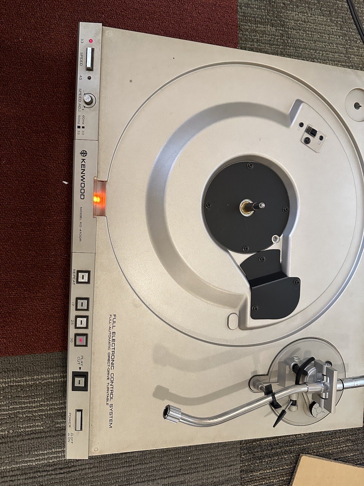 Kenwood KD4100R Direct Drive Turntable eBay