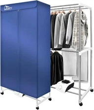 Electric Portable Clothes Dryer 1200W Foldable Drying Machine for Apartment Home