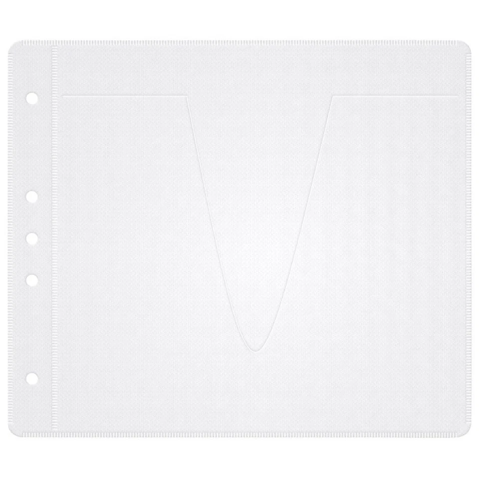 CD/ DVD Leerhüllen abheftbar transparent 50 Stück Kunststoffhüllen CD-Taschen  - Bild 3 von 3