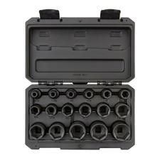Tekton SID92301 1/2 Inch Drive 6-Point Impact Socket Set, 17-Piece 5/16 - 1-1/4