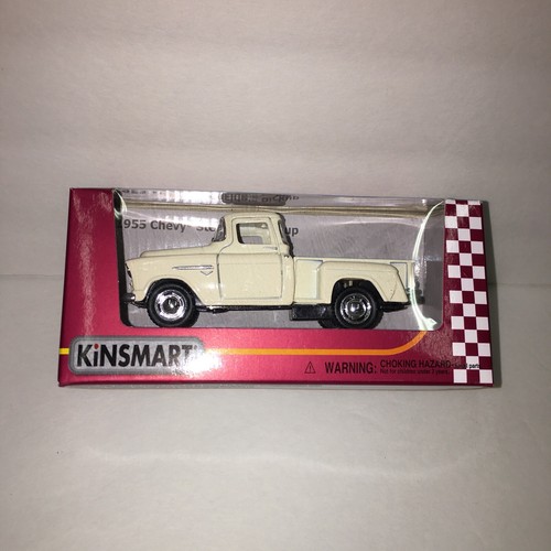 KinSmart Diecast 1:32 Scale 1955 Chevrolet Chevy 3100 Stepside Pick-Up Truck - Picture 3 of 5