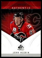 2009-10 SP Game Used John Negrin Rookie /699 Calgary Flames #147