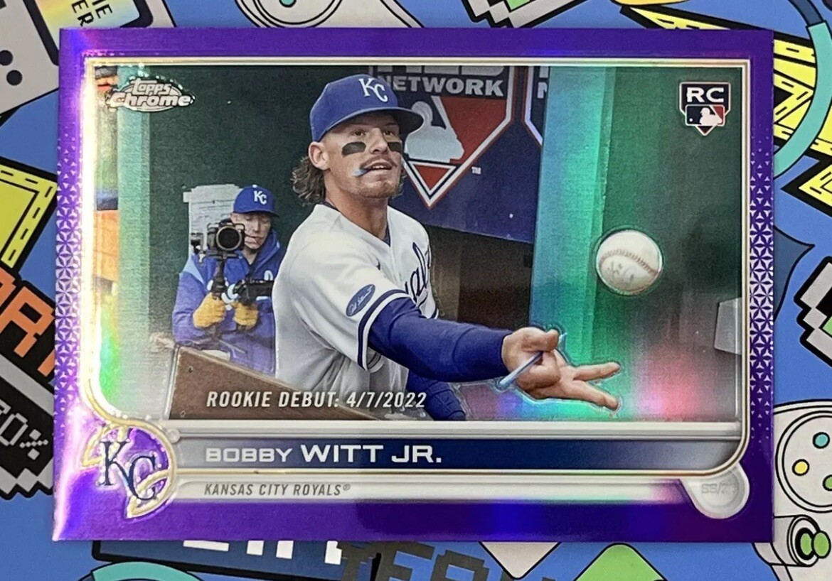 2022 Topps Chrome Update Series Bobby Witt Jr. Rookie RC
