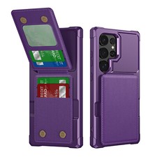 Newly Leather Wallet Stand Phone Case Cover For Samsung Galaxy S25 Ultra S24 S23
