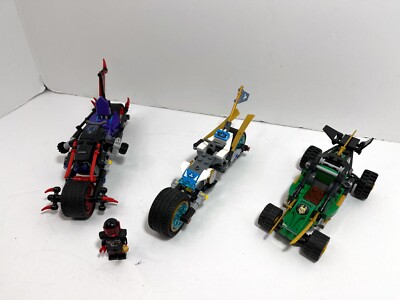 LEGO Ninjago LOT: Jungle Raider 71700 + Street Race of Snake