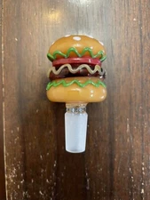 14mm Premium Glass Water Pipe Bowl Hamburger Burger