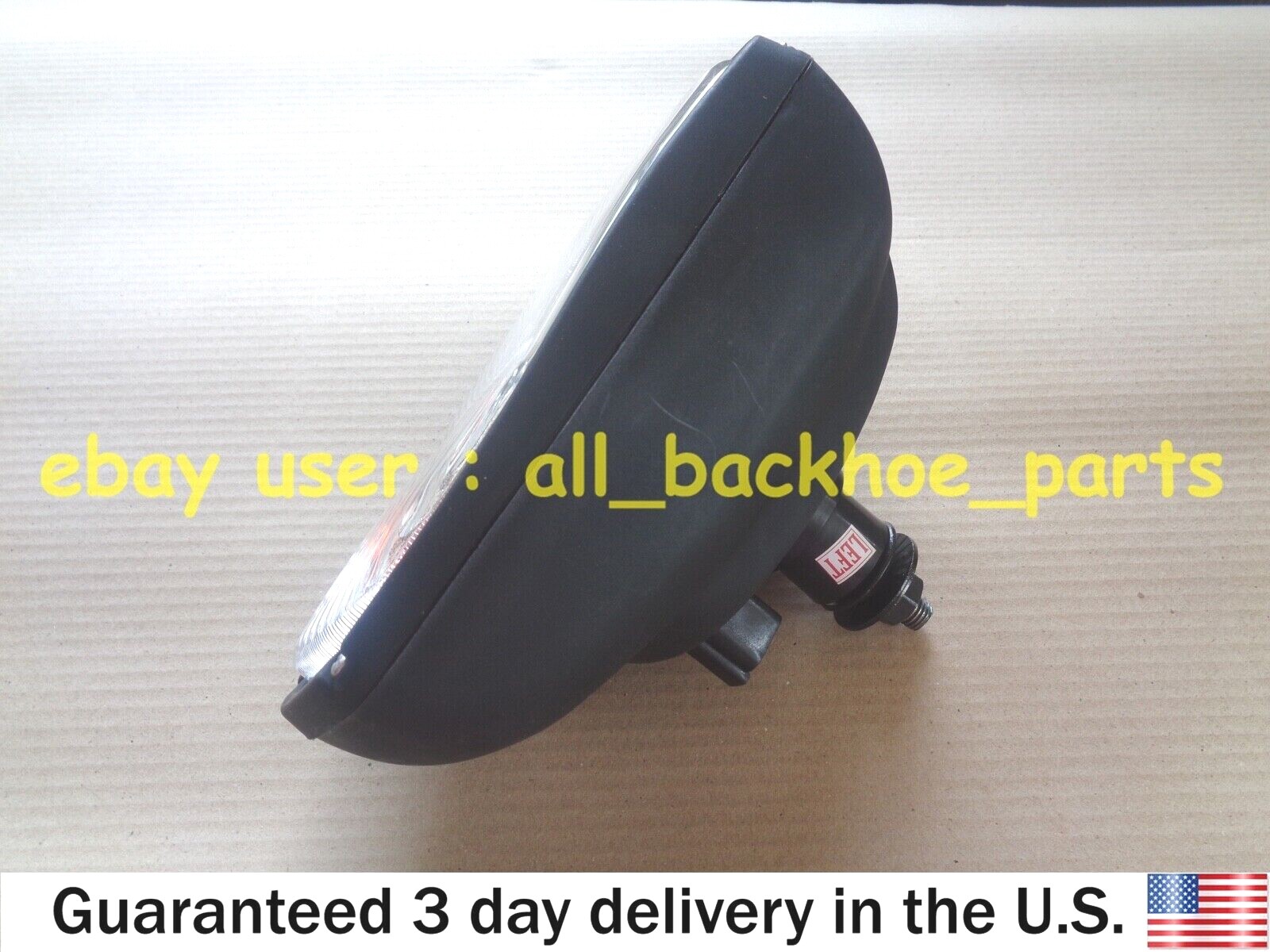 JCB BACKHOE - LIGHT HEAD 12 V ASSY LEFT HAND MOUNT (PART# 700 