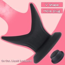 BDSM Chastity Speculum Spreader Butt Ring Unisex Silicone Opening Hollow Dilator