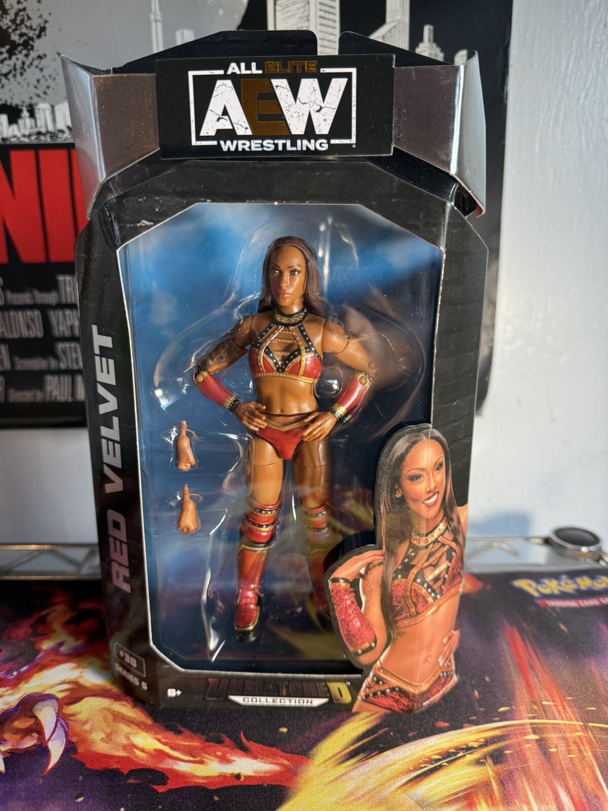 Red Velvet AEW Unmatched Series 5 Jazwares Wrestling Action Figure #38