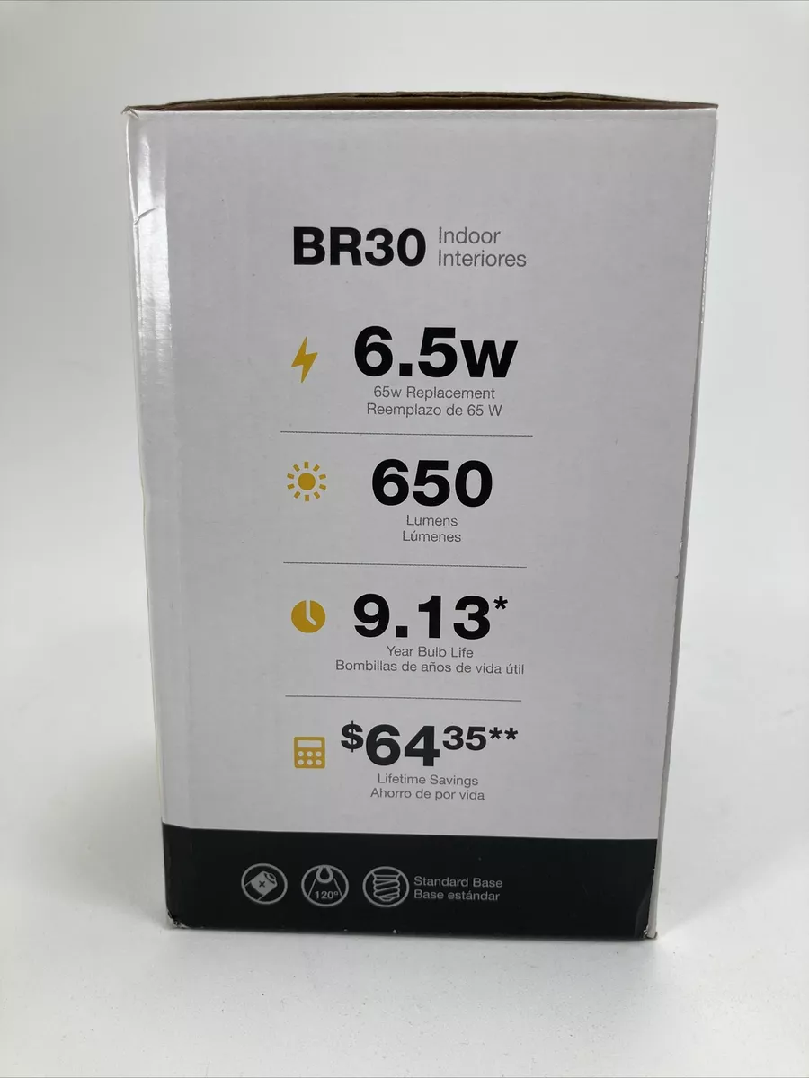 Utilitech Soft White 65w LED Light Bulb Replacement 650 Lumens