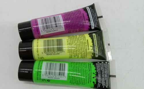Bargain Lot of 10 Moon Glow neon uv face & body paint, asstd colors, 0.42 fl oz - Picture 10 of 10