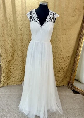 Wedding Dress Size 12 - Image 1 of 4