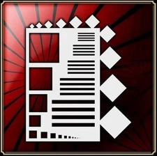 Square Freehander Airbrush Stencil Template Airsick