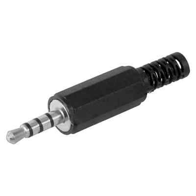BeMatik - Jack Stereo da 3,5 mm a 4 Pin per AV