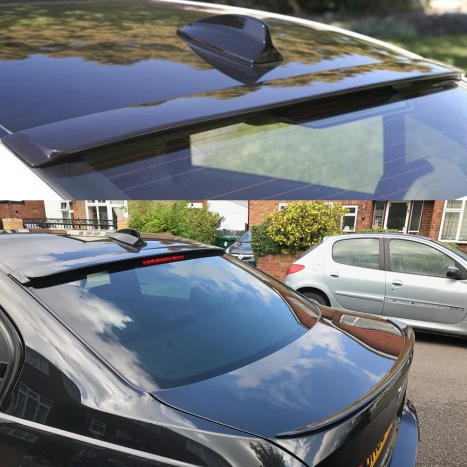 Glossy Black Rear Window Roof Spoiler For BMW 3 Series E90 2005-2011 328i 335i Foto 3 de 4