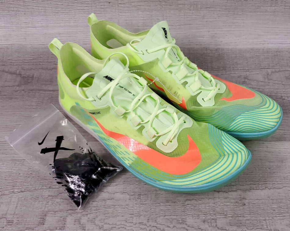 Nike Zoom Victory 5 XC Track And Field Spike Shoes AJ0847-701 Mens Size 12.5 Nike Zoom Victory 5 XC Barely Volt Orange Track Spike Shoes  main image 4