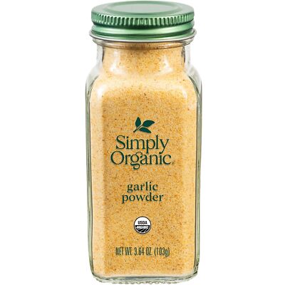 Simply Organic  Organic Garlic Powder  3.64 Oz