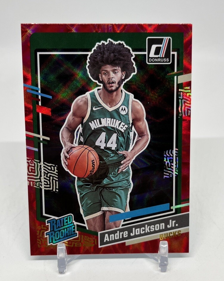 2023-24 Panini Donruss Andre Jackson Jr.  RC #210 Red International