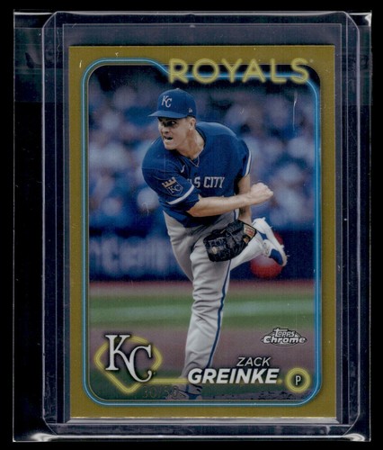 2024 Topps Chrome Gold Refractor #202 Zack Greinke Royals 30/50