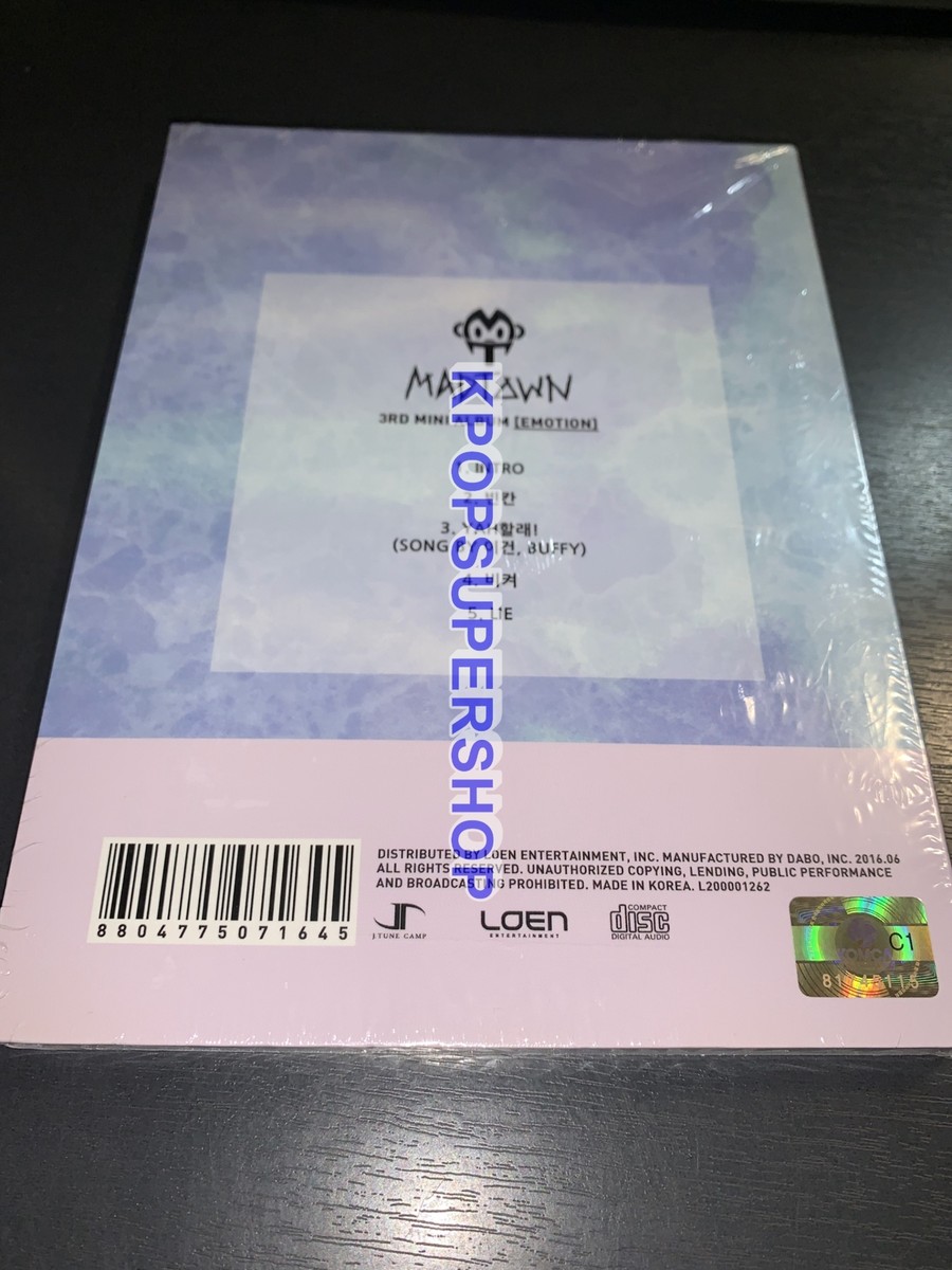 Madtown 3rd Mini Album Emotion CD Photobook Photocard New Sealed