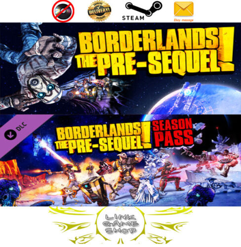 Borderlands: The Pre-Sequel + B:TPSequel Season Pass DLC PC Digital STEAM KEY - Imagen 1 de 9