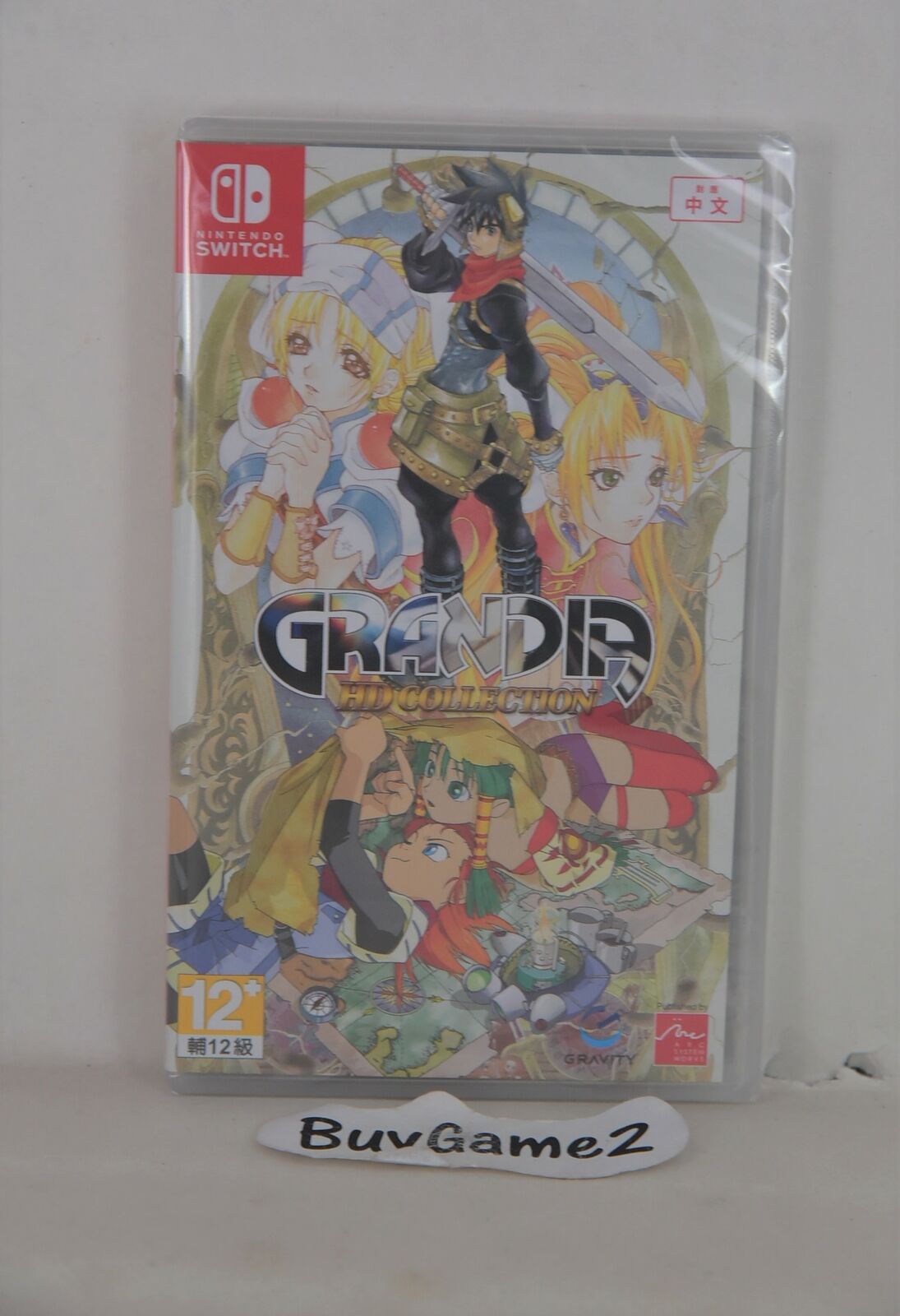 NEW Switch Grandia HD Collection 1 + 2 (HK, ENGLISH/ Chinese