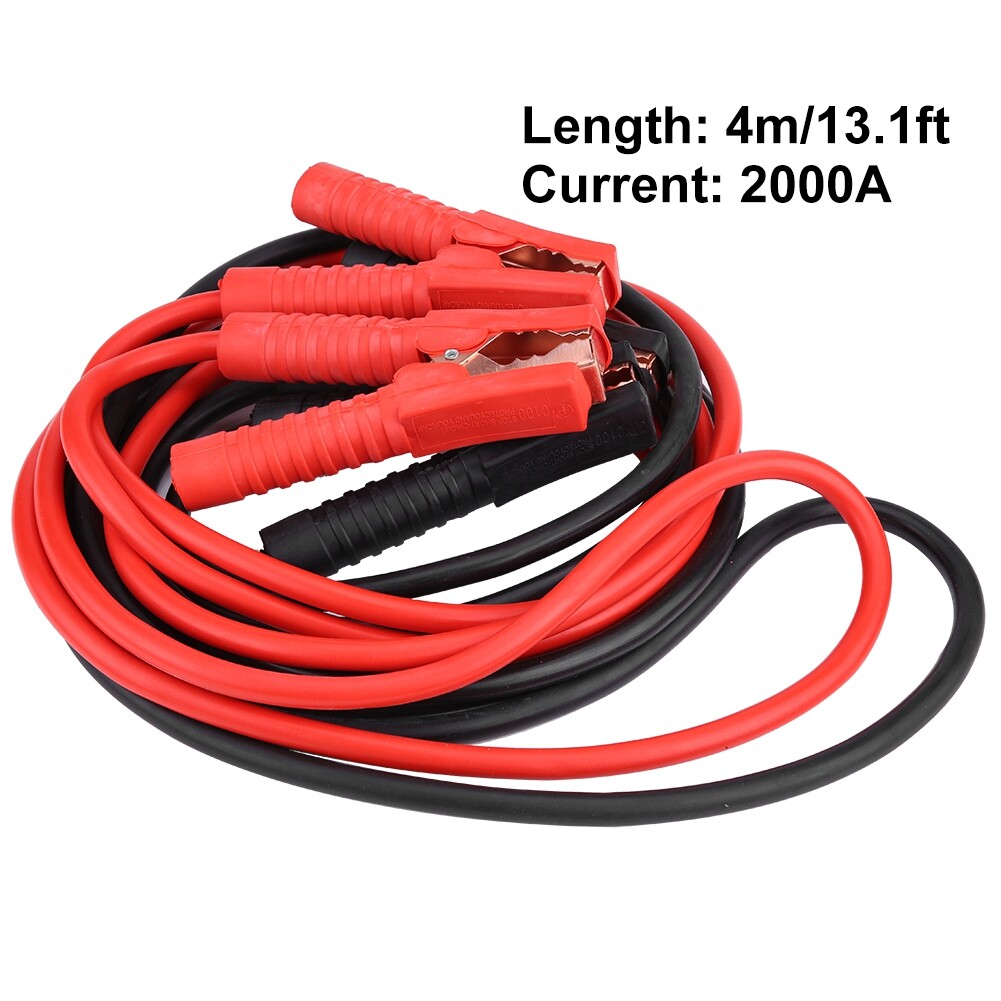 *1 Pair Of 12V Car Power Booster Cable Emergency Battery Jumping Cables Battery eBay