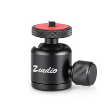 Tripod Mini Ball Head with 1/4" 3/8" Screw Ball Head Tripod Mount for Cameras...