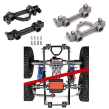 Front Rear Plate Bumper Mount For Axial SCX10 90046 1/10 RC Crawler CNC Alloy