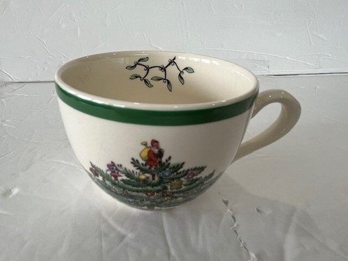 Spode Christmas Tree Coffee / Tea Cup England S3324 Vintage Fine China - Picture 6 of 10