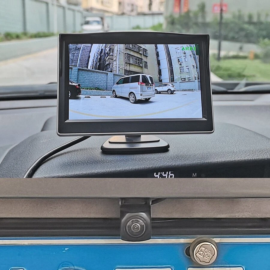 5" AHD IPS Car Monitor 1920x1080P HD 170 Degree Starlight Night Vision Backup - Image 3 of 4
