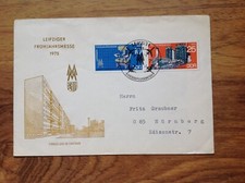 1975 Leipziger Fruhjahrsmesse Germany  stamped envelope  . Free UK P&P