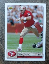 Steve Young 1992 Upperdeck NFL CARD #299 San Francisco 49ers 