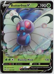 Butterfree V 001/189 Darkness Ablaze Ultra Rare Holo