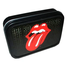 The Rolling Stones Tongue Logo Stash Tins Seal Tight Waterproof Container