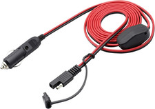 Cigarette Lighter SAE Cable,16Awg 12V Cigarette Lighter Male Plug to SAE 2 Pin Q