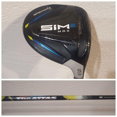 TaylorMade SIM2 MAX 5W 18° Fairwayholz The ATTAS Schaft 43,5 Zoll