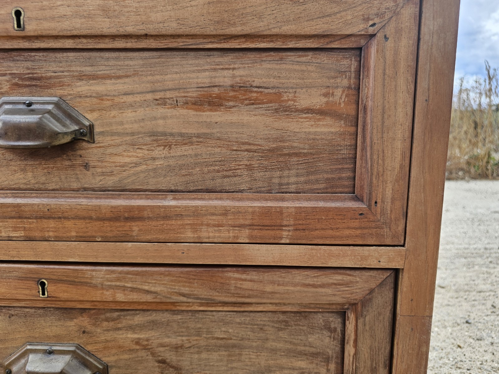 Large Vintage Wooden Tallboy Chest Of Drawers 6 Drawers Victorian Style — image 12