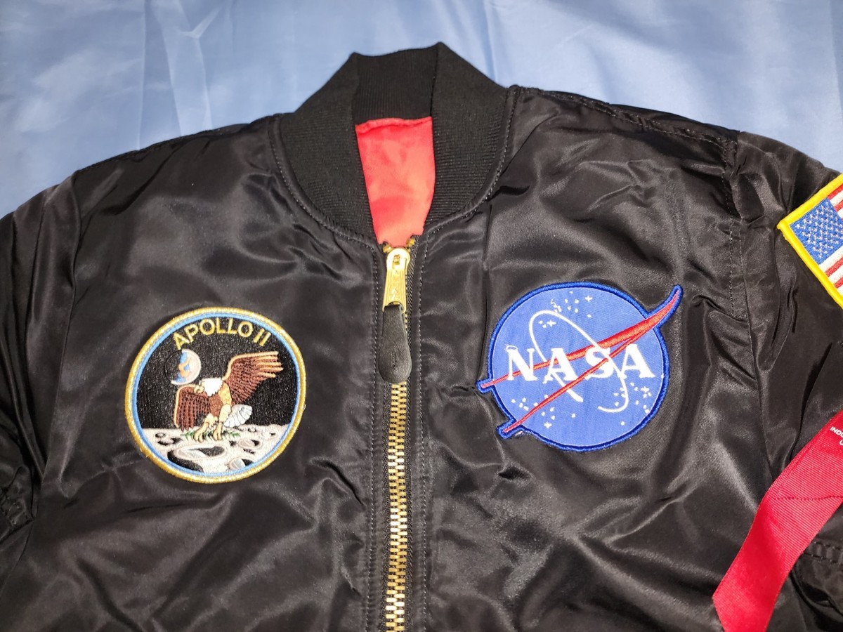 ALPHA INDUSTRIES MA-1 FLYERS APOLLO II NASA REVERSIBLE BOMBER