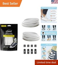 No Tie Elastic Shoelaces with Hidden Lace Locks - Perfect for Active Lifestyles