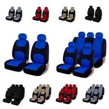 Universal Auto Seat Covers for Car Truck SUV Van Front & Rear Protector Full Set