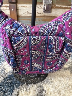 Vera Bradley Retired Boysenberry Quilted Paisley Crossbody  display picture 2