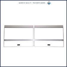 48x18 Glass Canopy Set for 75/90/110 Gallon Aquariums, Durable and Modern