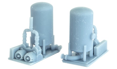 #ad Micro Trains MTL N Scale Pressure Vessel Flat Car Loads Undecorated 2 Pack $21.29