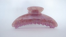 Large lavender mauve purple marbled hair claw clip for thick hair