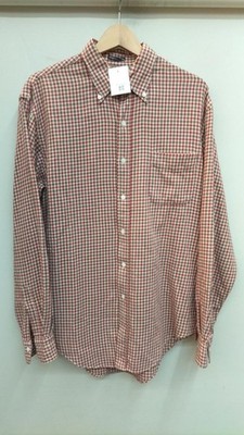 Sugar Cane Red Check L/S ButtonDown Shirt Mens Vintage Plaid Shirt