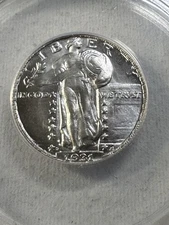 1931-S Dan Carr Standing Liberty O/S on a Standing Quarter Graded MS 69 by ANACS